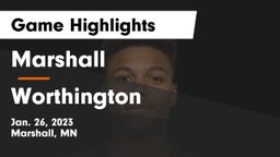 Marshall  vs Worthington Game Highlights - Jan. 26, 2023