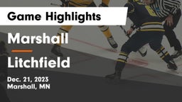 Marshall  vs Litchfield  Game Highlights - Dec. 21, 2023