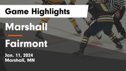 Marshall  vs Fairmont  Game Highlights - Jan. 11, 2024