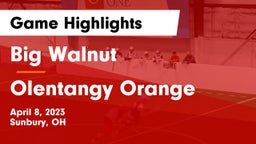 Big Walnut vs Olentangy Orange  Game Highlights - April 8, 2023