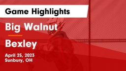 Big Walnut vs Bexley  Game Highlights - April 25, 2023
