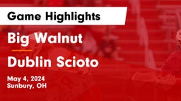 Big Walnut  vs Dublin Scioto  Game Highlights - May 4, 2024