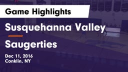 Susquehanna Valley  vs Saugerties  Game Highlights - Dec 11, 2016