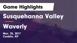 Susquehanna Valley  vs Waverly  Game Highlights - Nov. 25, 2017
