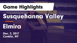 Susquehanna Valley  vs Elmira  Game Highlights - Dec. 2, 2017