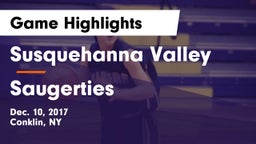 Susquehanna Valley  vs Saugerties  Game Highlights - Dec. 10, 2017