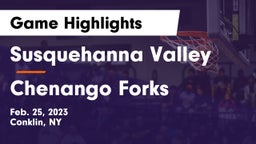 Susquehanna Valley  vs Chenango Forks  Game Highlights - Feb. 25, 2023