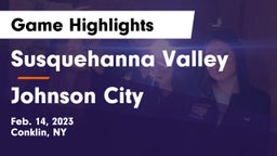 Susquehanna Valley  vs Johnson City  Game Highlights - Feb. 14, 2023