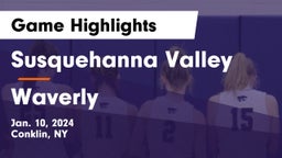 Susquehanna Valley  vs Waverly  Game Highlights - Jan. 10, 2024