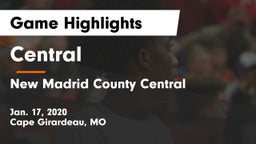 Central  vs New Madrid County Central  Game Highlights - Jan. 17, 2020