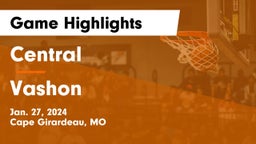 Central  vs Vashon  Game Highlights - Jan. 27, 2024