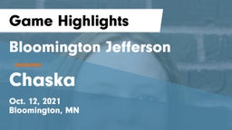 Bloomington Jefferson  vs Chaska  Game Highlights - Oct. 12, 2021