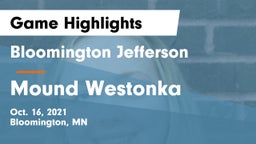Bloomington Jefferson  vs Mound Westonka  Game Highlights - Oct. 16, 2021