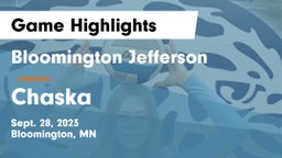Bloomington Jefferson  vs Chaska  Game Highlights - Sept. 28, 2023