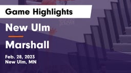 New Ulm  vs Marshall  Game Highlights - Feb. 28, 2023