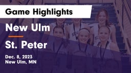 New Ulm  vs St. Peter  Game Highlights - Dec. 8, 2023