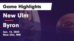 New Ulm  vs Byron  Game Highlights - Jan. 13, 2024