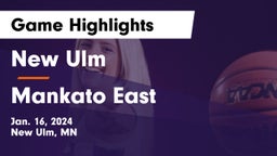 New Ulm  vs Mankato East  Game Highlights - Jan. 16, 2024