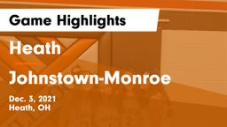 Heath  vs Johnstown-Monroe  Game Highlights - Dec. 3, 2021