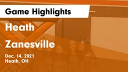 Heath  vs Zanesville  Game Highlights - Dec. 14, 2021