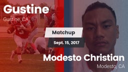 Matchup: Gustine  vs. Modesto Christian  2017