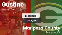 Matchup: Gustine  vs. Mariposa County  2017