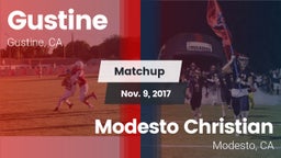 Matchup: Gustine  vs. Modesto Christian  2017
