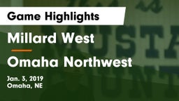 Millard West  vs Omaha Northwest  Game Highlights - Jan. 3, 2019