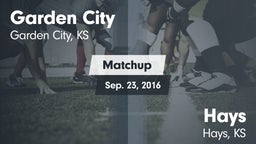 Matchup: Garden City High vs. Hays  2016
