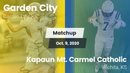 Matchup: Garden City High vs. Kapaun Mt. Carmel Catholic  2020