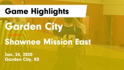 Garden City  vs Shawnee Mission East  Game Highlights - Jan. 24, 2020