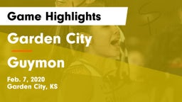 Garden City  vs Guymon  Game Highlights - Feb. 7, 2020