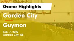 Garden City  vs Guymon  Game Highlights - Feb. 7, 2022