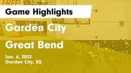 Garden City  vs Great Bend  Game Highlights - Jan. 6, 2023