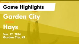 Garden City  vs Hays  Game Highlights - Jan. 12, 2024
