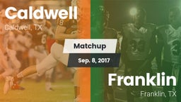 Matchup: Caldwell  vs. Franklin  2017