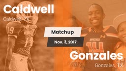 Matchup: Caldwell  vs. Gonzales  2017