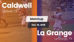 Matchup: Caldwell  vs. La Grange  2018