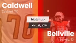 Matchup: Caldwell  vs. Bellville  2018