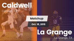 Matchup: Caldwell  vs. La Grange  2019