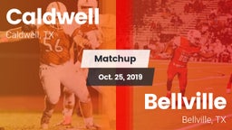 Matchup: Caldwell  vs. Bellville  2019