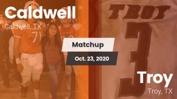 Matchup: Caldwell  vs. Troy  2020