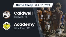 Recap: Caldwell  vs. Academy  2021