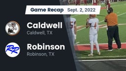 Recap: Caldwell  vs. Robinson  2022