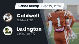 Recap: Caldwell  vs. Lexington  2023