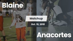 Matchup: Blaine  vs. Anacortes 2018