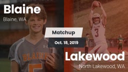 Matchup: Blaine  vs. Lakewood  2019