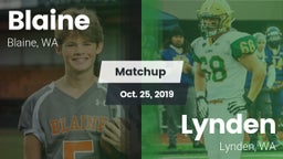 Matchup: Blaine  vs. Lynden  2019