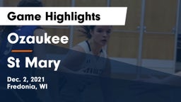 Ozaukee  vs St Mary Game Highlights - Dec. 2, 2021
