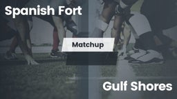 Matchup: Spanish Fort High vs. Gulf Shores  2016
